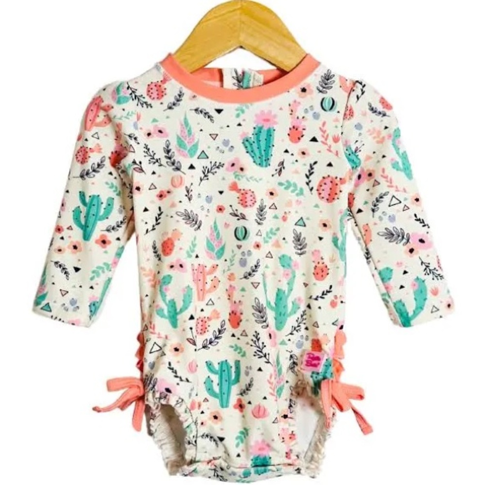 Ruffle Butts Toddler One Piece Swim 🌵🍃